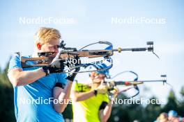 02.09.2024, Font-Romeu, France (FRA): Emil Nykvist (SWE) - Biathlon summer training, Font-Romeu (FRA). www.nordicfocus.com. © Authamayou/NordicFocus. Every downloaded picture is fee-liable.