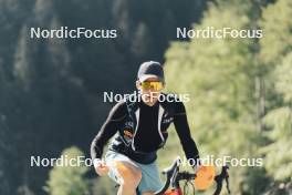 19.05.2024, Forni Avoltri, Italy (ITA): Mirco Romanin (ITA), coach Team Italy - Biathlon summer training, Forni Avoltri (ITA). www.nordicfocus.com. © Del Fabbro/NordicFocus. Every downloaded picture is fee-liable.