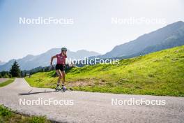 31.07.2024, Lavaze, Italy (ITA): Anna Andexer (AUT) - Biathlon summer training, Lavaze (ITA). www.nordicfocus.com. © Barbieri/NordicFocus. Every downloaded picture is fee-liable.