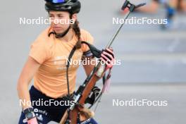 24.07.2024, Premanon, France (FRA): Fany Bertrand (FRA) - Biathlon summer training, Premanon (FRA). www.nordicfocus.com. © Manzoni/NordicFocus. Every downloaded picture is fee-liable.