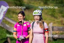 31.07.2024, Lavaze, Italy (ITA): Dunja Zdouc (AUT), Tamara Steiner (AUT), (l-r)  - Biathlon summer training, Lavaze (ITA). www.nordicfocus.com. © Barbieri/NordicFocus. Every downloaded picture is fee-liable.