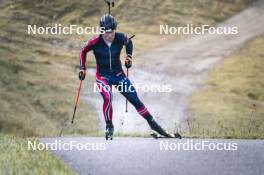 22.10.2024, Lavaze, Italy (ITA): Johannes Dale-Skjevdal (NOR) - Biathlon summer training, Lavaze (ITA). www.nordicfocus.com. © Vanzetta/NordicFocus. Every downloaded picture is fee-liable.