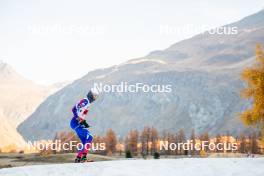 07.11.2024, Bessans, France (FRA): Theo Guiraud Poillot (FRA) - Biathlon summer training, Bessans (FRA). www.nordicfocus.com. © Authamayou/NordicFocus. Every downloaded picture is fee-liable.