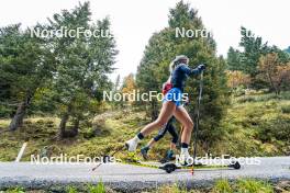 30.09.2024, Lavaze, Italy (ITA): Hannah Auchentaller (ITA), Sara Scattolo (ITA), (l-r) - Biathlon summer training, Lavaze (ITA). www.nordicfocus.com. © Barbieri/NordicFocus. Every downloaded picture is fee-liable.