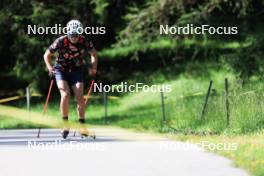 15.07.2024, Lenzerheide, Switzerland (SUI): Maxime Germain (USA) - Biathlon summer training, Lenzerheide (SUI). www.nordicfocus.com. © Manzoni/NordicFocus. Every downloaded picture is fee-liable.