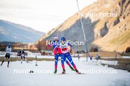 09.11.2024, Bessans, France (FRA): Chloé Chevalier (FRA) - Biathlon summer training, Bessans (FRA). www.nordicfocus.com. © Authamayou/NordicFocus. Every downloaded picture is fee-liable.