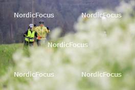 21.05.2024, Lenzerheide, Switzerland (SUI): Lena Haecki-Gross (SUI), Lydia Hiernickel (SUI), (l-r) - Biathlon summer training, Lenzerheide (SUI). www.nordicfocus.com. © Manzoni/NordicFocus. Every downloaded picture is fee-liable.