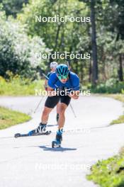 17.08.2024, Font-Romeu, France (FRA): Axel Garnier (FRA) - Biathlon summer training, Font-Romeu (FRA). www.nordicfocus.com. © Authamayou/NordicFocus. Every downloaded picture is fee-liable.