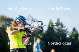 02.09.2024, Font-Romeu, France (FRA): Hanna Oeberg (SWE) - Biathlon summer training, Font-Romeu (FRA). www.nordicfocus.com. © Authamayou/NordicFocus. Every downloaded picture is fee-liable.