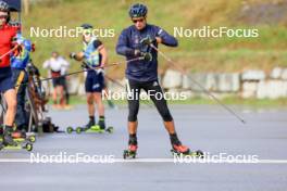 10.09.2024, Lenzerheide, Switzerland (SUI): Denys Nasyko (UKR) - Biathlon summer training, Lenzerheide (SUI). www.nordicfocus.com. © Manzoni/NordicFocus. Every downloaded picture is fee-liable.