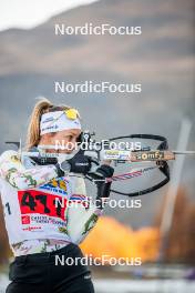 07.11.2024, Bessans, France (FRA): Chloé Chevalier (FRA) - Biathlon summer training, Bessans (FRA). www.nordicfocus.com. © Authamayou/NordicFocus. Every downloaded picture is fee-liable.