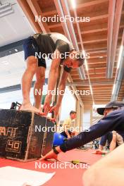 02.07.2024, Premanon, France (FRA): Emilien Jacquelin (FRA) - Biathlon summer training, Premanon (FRA). www.nordicfocus.com. © Manzoni/NordicFocus. Every downloaded picture is fee-liable.