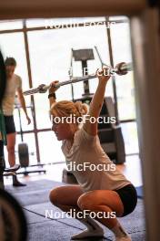 18.06.2024, Tignes, France (FRA): Sophie Chauveau (FRA) - Biathlon summer training, Tignes (FRA). www.nordicfocus.com. © Authamayou/NordicFocus. Every downloaded picture is fee-liable.