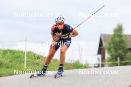 04.09.2024, Lenzerheide, Switzerland (SUI): Ingrid Landmark Tandrevold (NOR) - Biathlon summer training, Lenzerheide (SUI). www.nordicfocus.com. © Manzoni/NordicFocus. Every downloaded picture is fee-liable.