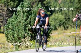 17.08.2024, Font-Romeu, France (FRA): Rachel Demangeat (FRA), Coach Team France - Biathlon summer training, Font-Romeu (FRA). www.nordicfocus.com. © Authamayou/NordicFocus. Every downloaded picture is fee-liable.