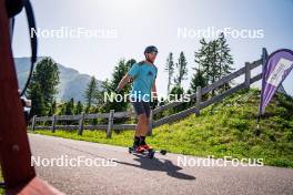 31.07.2024, Lavaze, Italy (ITA): Emilien Claude (FRA) - Biathlon summer training, Lavaze (ITA). www.nordicfocus.com. © Barbieri/NordicFocus. Every downloaded picture is fee-liable.