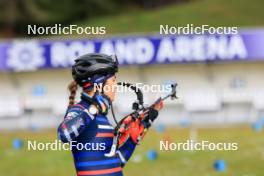 15.09.2024, Lenzerheide, Switzerland (SUI): Gilonne Guigonnat (FRA) - Sommer Nordic Event 2024, Sommer Biathlon Cup, Lenzerheide (SUI). www.nordicfocus.com. © Manzoni/NordicFocus. Every downloaded picture is fee-liable.