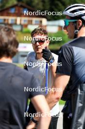 06.08.2024, Lenzerheide, Switzerland (SUI): Joscha Burkhalter (SUI) - Biathlon summer training, Lenzerheide (SUI). www.nordicfocus.com. © Manzoni/NordicFocus. Every downloaded picture is fee-liable.