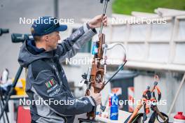 17.07.2024, Martell, Italy (ITA): Jonne Kahkonen (FIN) - Biathlon summer training, Martell (ITA). www.nordicfocus.com. © Barbieri/NordicFocus. Every downloaded picture is fee-liable.