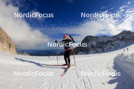 14.10.2024, Ramsau am Dachstein, Austria (AUT): Lydia Hiernickel (SUI) - Biathlon summer training, Dachsteinglacier, Ramsau am Dachstein (AUT). www.nordicfocus.com. © Manzoni/NordicFocus. Every downloaded picture is fee-liable.