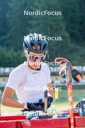 28.08.2024, Bessans, France (FRA): Oceane Michelon (FRA) - Biathlon summer training, Bessans (FRA). www.nordicfocus.com. © Authamayou/NordicFocus. Every downloaded picture is fee-liable.