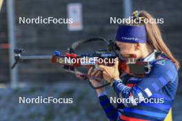 12.10.2024, Ramsau am Dachstein, Austria (AUT): Jeanne Richard (FRA) - Biathlon summer training, Ramsau am Dachstein (AUT). www.nordicfocus.com. © Manzoni/NordicFocus. Every downloaded picture is fee-liable.