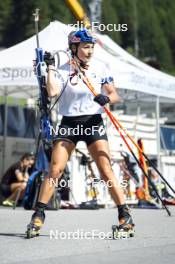 27.08.2024, Martell, Italy (ITA): Wierer Dorothea (ITA) - Biathlon summer training, Martell (ITA). www.nordicfocus.com. © Vanzetta/NordicFocus. Every downloaded picture is fee-liable.