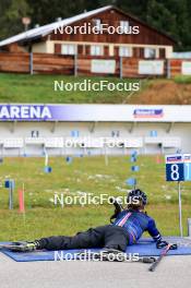 15.09.2024, Lenzerheide, Switzerland (SUI): Lou Jeanmonnot (FRA) - Sommer Nordic Event 2024, Sommer Biathlon Cup, Lenzerheide (SUI). www.nordicfocus.com. © Manzoni/NordicFocus. Every downloaded picture is fee-liable.