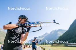 29.08.2024, Bessans, France (FRA): Emilien Jacquelin (FRA) - Biathlon summer training, Bessans (FRA). www.nordicfocus.com. © Authamayou/NordicFocus. Every downloaded picture is fee-liable.