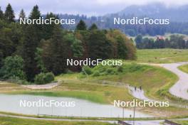 03.07.2024, Premanon, France (FRA): Fabien Claude (FRA), Oscar Lombardot (FRA), (l-r) - Biathlon summer training, Premanon (FRA). www.nordicfocus.com. © Manzoni/NordicFocus. Every downloaded picture is fee-liable.