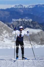 12.10.2024, Ramsau am Dachstein, Austria (AUT): Gilonne Guigonnat (FRA) - Biathlon summer training, Dachsteinglacier, Ramsau am Dachstein (AUT). www.nordicfocus.com. © Manzoni/NordicFocus. Every downloaded picture is fee-liable.