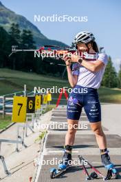 28.08.2024, Bessans, France (FRA): Jeanne Richard (FRA) - Biathlon summer training, Bessans (FRA). www.nordicfocus.com. © Authamayou/NordicFocus. Every downloaded picture is fee-liable.