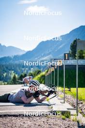 27.06.2024, Lavaze, Italy (ITA): Sivert Guttorm Bakken (NOR) - Biathlon summer training, Lavaze (ITA). www.nordicfocus.com. © Barbieri/NordicFocus. Every downloaded picture is fee-liable.