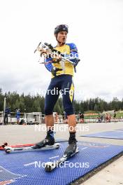 05.09.2024, Lenzerheide, Switzerland (SUI): Vitalii Mandzyn (UKR) - Biathlon summer training, Lenzerheide (SUI). www.nordicfocus.com. © Manzoni/NordicFocus. Every downloaded picture is fee-liable.