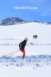 12.10.2024, Ramsau am Dachstein, Austria (AUT): Oceane Michelon (FRA) - Biathlon summer training, Dachsteinglacier, Ramsau am Dachstein (AUT). www.nordicfocus.com. © Manzoni/NordicFocus. Every downloaded picture is fee-liable.