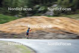 26.08.2024, Martell, Italy (ITA): Patrick Braunhofer (ITA) - Biathlon summer training, Martell (ITA). www.nordicfocus.com. © Vanzetta/NordicFocus. Every downloaded picture is fee-liable.