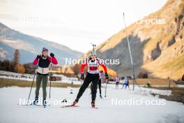 09.11.2024, Bessans, France (FRA): Eva Laine (FRA) - Biathlon summer training, Bessans (FRA). www.nordicfocus.com. © Authamayou/NordicFocus. Every downloaded picture is fee-liable.