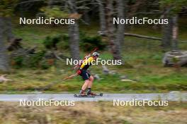 20.09.2024, Font-Romeu, France (FRA): Florent Claude (BEL) - Biathlon summer training, Font-Romeu (FRA). www.nordicfocus.com. © Authamayou/NordicFocus. Every downloaded picture is fee-liable.