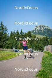 31.07.2024, Lavaze, Italy (ITA): Anna Juppe (AUT) - Biathlon summer training, Lavaze (ITA). www.nordicfocus.com. © Barbieri/NordicFocus. Every downloaded picture is fee-liable.