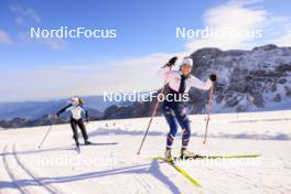 14.10.2024, Ramsau am Dachstein, Austria (AUT): Oceane Michelon (FRA) - Biathlon summer training, Dachsteinglacier, Ramsau am Dachstein (AUT). www.nordicfocus.com. © Manzoni/NordicFocus. Every downloaded picture is fee-liable.