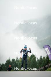 27.09.2024, Lavaze, Italy (ITA): Lukas Hofer (ITA) - Biathlon summer training, Lavaze (ITA). www.nordicfocus.com. © Barbieri/NordicFocus. Every downloaded picture is fee-liable.