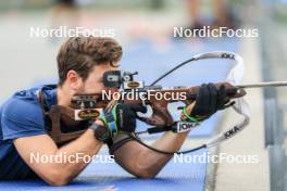 05.09.2024, Lenzerheide, Switzerland (SUI): Joscha Burkhalter (SUI) - Biathlon summer training, Lenzerheide (SUI). www.nordicfocus.com. © Manzoni/NordicFocus. Every downloaded picture is fee-liable.