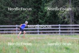 04.09.2024, Lenzerheide, Switzerland (SUI): Sturla Holm Laegreid (NOR) - Biathlon summer training, Lenzerheide (SUI). www.nordicfocus.com. © Manzoni/NordicFocus. Every downloaded picture is fee-liable.