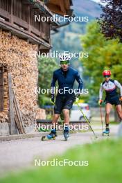 30.09.2024, Lavaze, Italy (ITA): Mirco Romanin (ITA), coach Team Italy - Biathlon summer training, Lavaze (ITA). www.nordicfocus.com. © Barbieri/NordicFocus. Every downloaded picture is fee-liable.