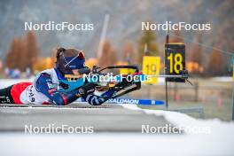 07.11.2024, Bessans, France (FRA): Anaelle Bondoux (FRA) - Biathlon summer training, Bessans (FRA). www.nordicfocus.com. © Authamayou/NordicFocus. Every downloaded picture is fee-liable.