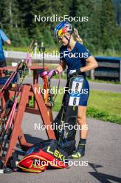 31.07.2024, Lavaze, Italy (ITA): Anna Gandler (AUT) - Biathlon summer training, Lavaze (ITA). www.nordicfocus.com. © Barbieri/NordicFocus. Every downloaded picture is fee-liable.