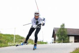 16.09.2024, Lenzerheide, Switzerland (SUI): Lisa Siberchicot (FRA) - Biathlon summer training, Lenzerheide (SUI). www.nordicfocus.com. © Manzoni/NordicFocus. Every downloaded picture is fee-liable.