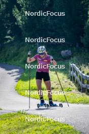 31.07.2024, Lavaze, Italy (ITA): Lisa Osl (AUT) - Biathlon summer training, Lavaze (ITA). www.nordicfocus.com. © Barbieri/NordicFocus. Every downloaded picture is fee-liable.