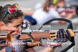 29.08.2024, Bessans, France (FRA): Julia Simon (FRA) - Biathlon summer training, Bessans (FRA). www.nordicfocus.com. © Authamayou/NordicFocus. Every downloaded picture is fee-liable.