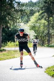 17.08.2024, Font-Romeu, France (FRA): Lionel Jouannaud (FRA) - Biathlon summer training, Font-Romeu (FRA). www.nordicfocus.com. © Authamayou/NordicFocus. Every downloaded picture is fee-liable.